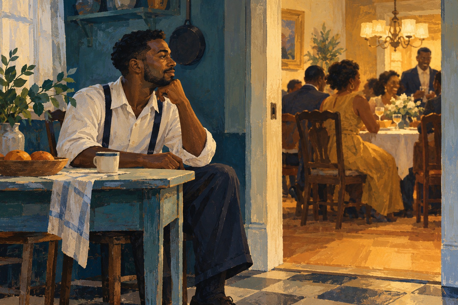 Interpretive illustration for I, Too