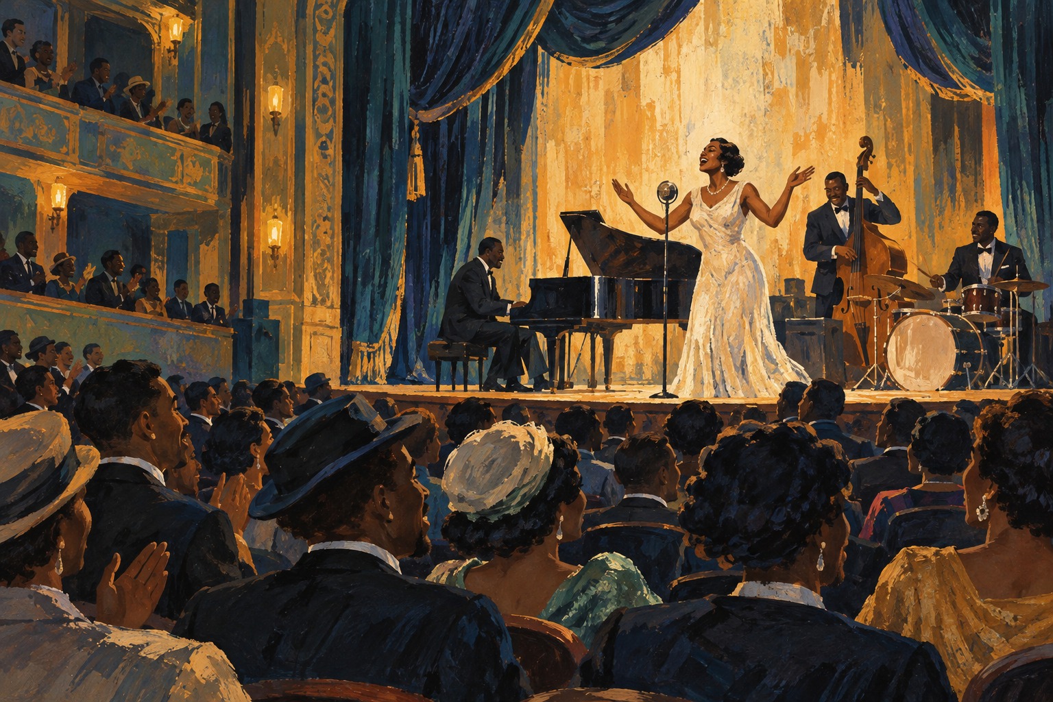 Interpretive illustration for Lincoln Theatre