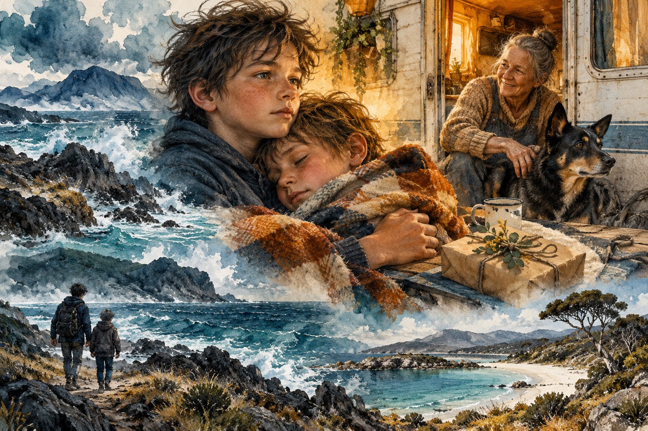 Interpretive visual of care and relationships in Past the Shallows